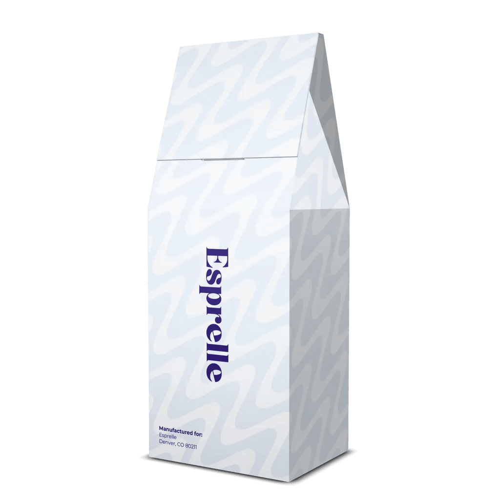 Esprelle Evergreen blend coffee bag on a white background